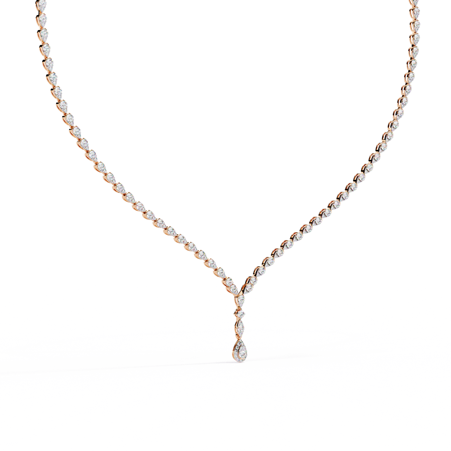 Luna Drop Solitaire Necklace