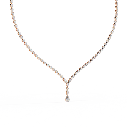 Luna Drop Solitaire Necklace