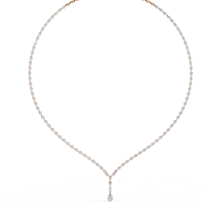 Luna Drop Solitaire Necklace