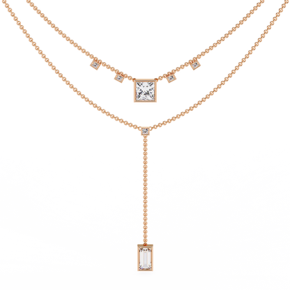 Regal Cascade Layered Necklace