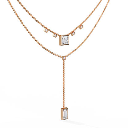 Regal Cascade Layered Necklace