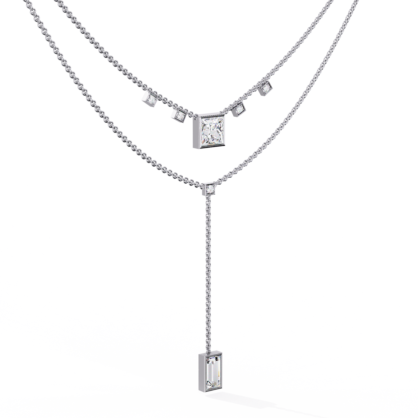 Regal Cascade Layered Necklace