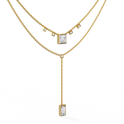 Regal Cascade Layered Necklace