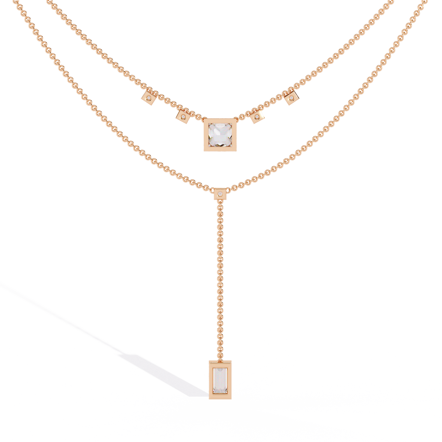 Regal Cascade Layered Necklace
