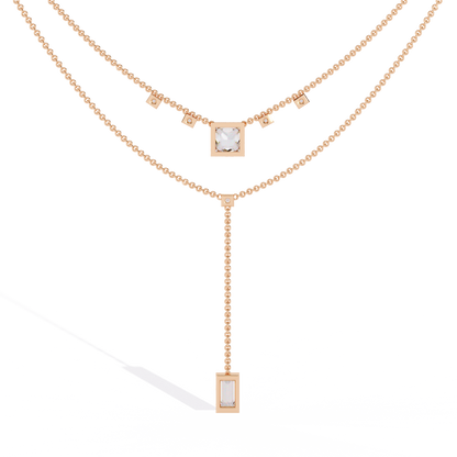 Regal Cascade Layered Necklace