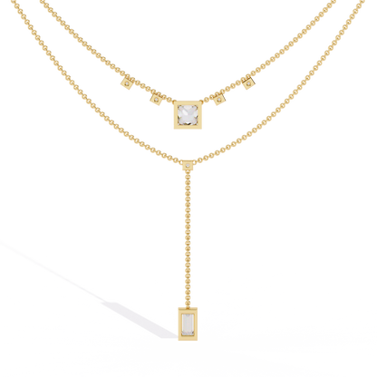 Regal Cascade Layered Necklace
