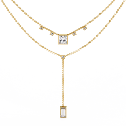 Regal Cascade Layered Necklace