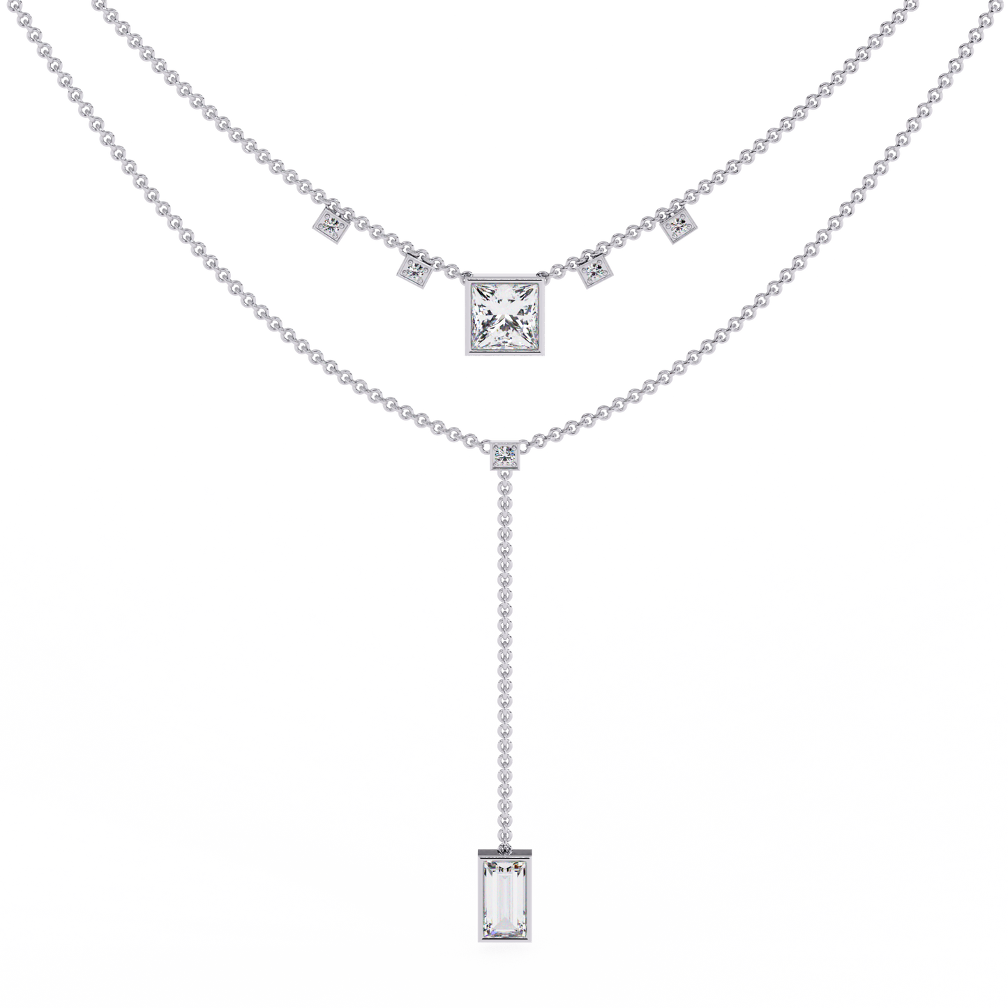 Regal Cascade Layered Necklace