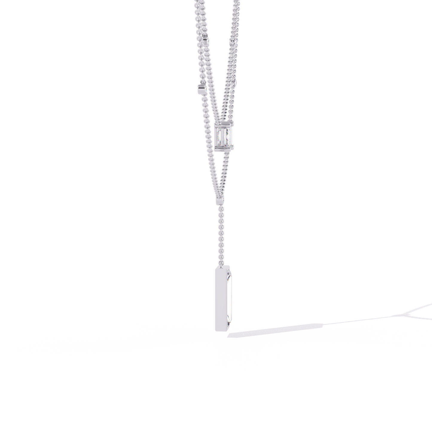 Zeromakin Elara Layered Drop Necklace