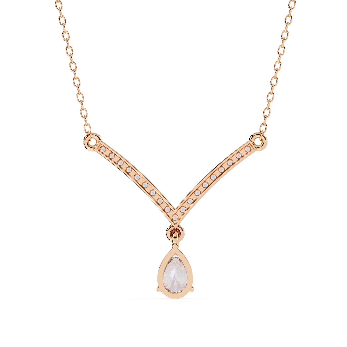 Aurelia V-Drop Statement Necklace