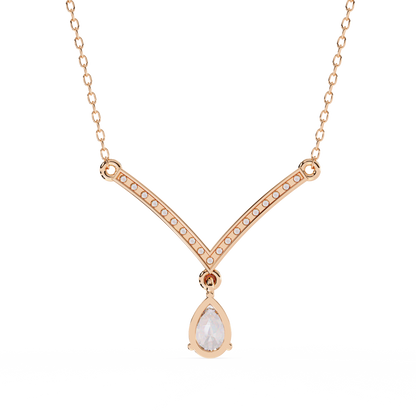 Aurelia V-Drop Statement Necklace