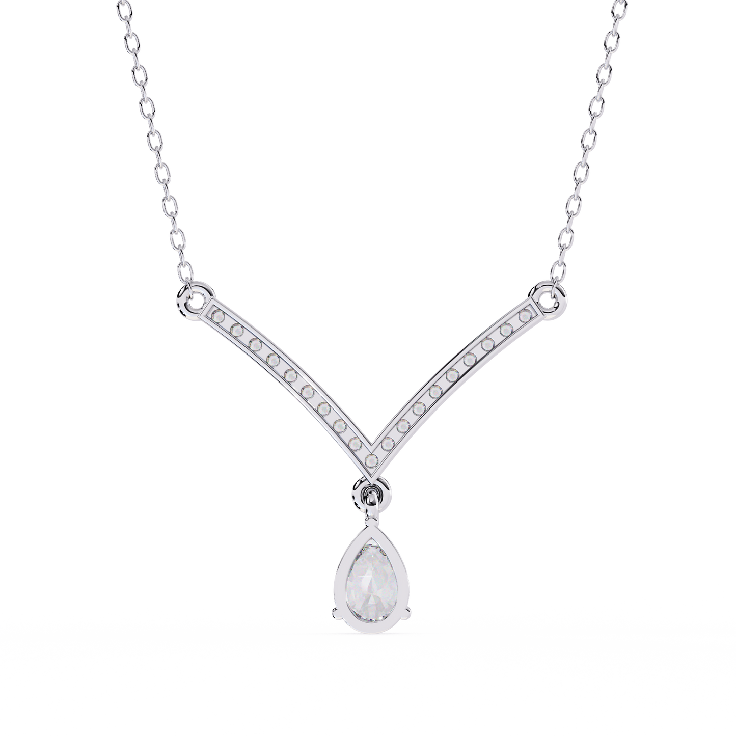 Aurelia V-Drop Statement Necklace
