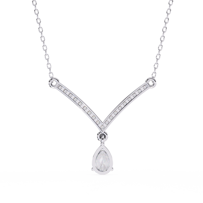 Aurelia V-Drop Statement Necklace