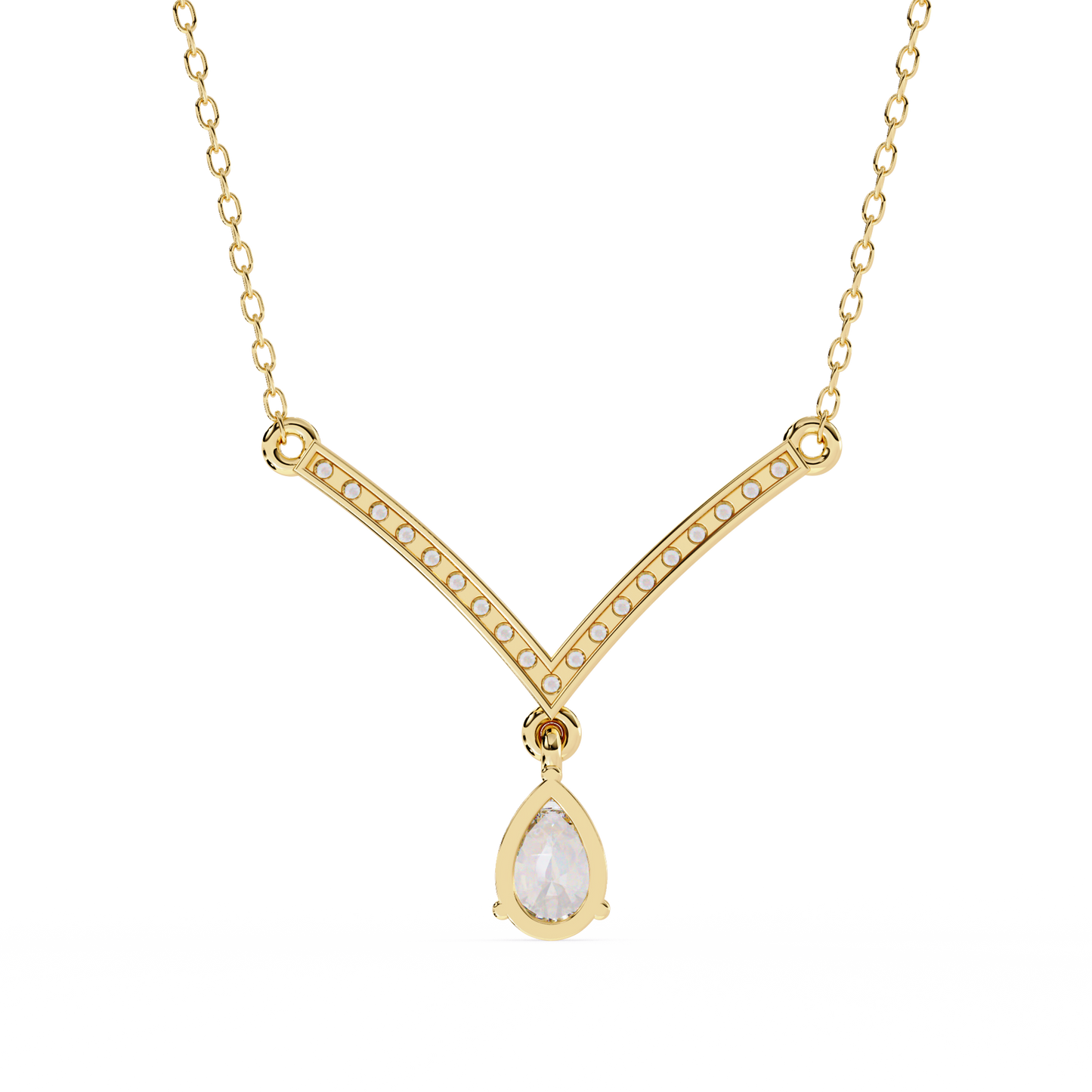 Aurelia V-Drop Statement Necklace