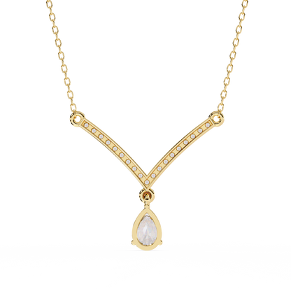 Aurelia V-Drop Statement Necklace