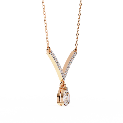 Aurelia V-Drop Statement Necklace