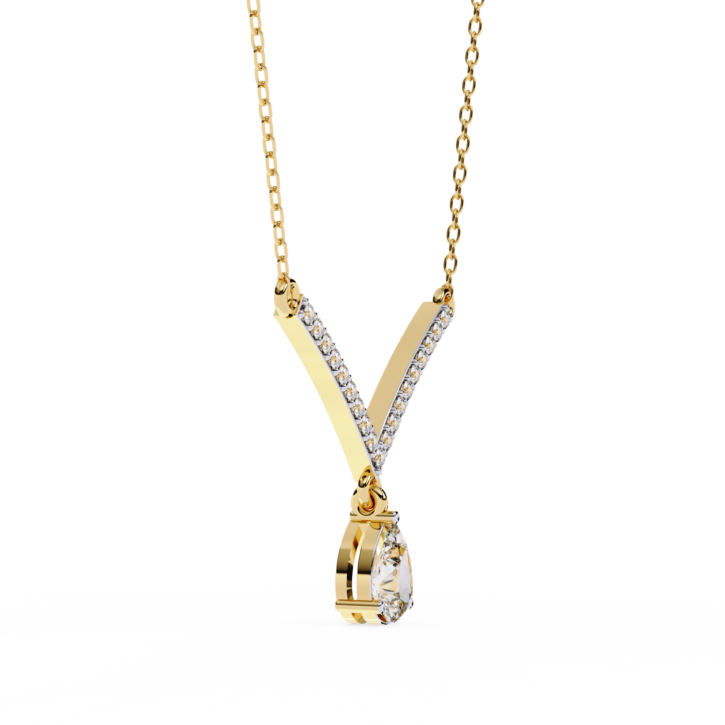 Aurelia V-Drop Statement Necklace