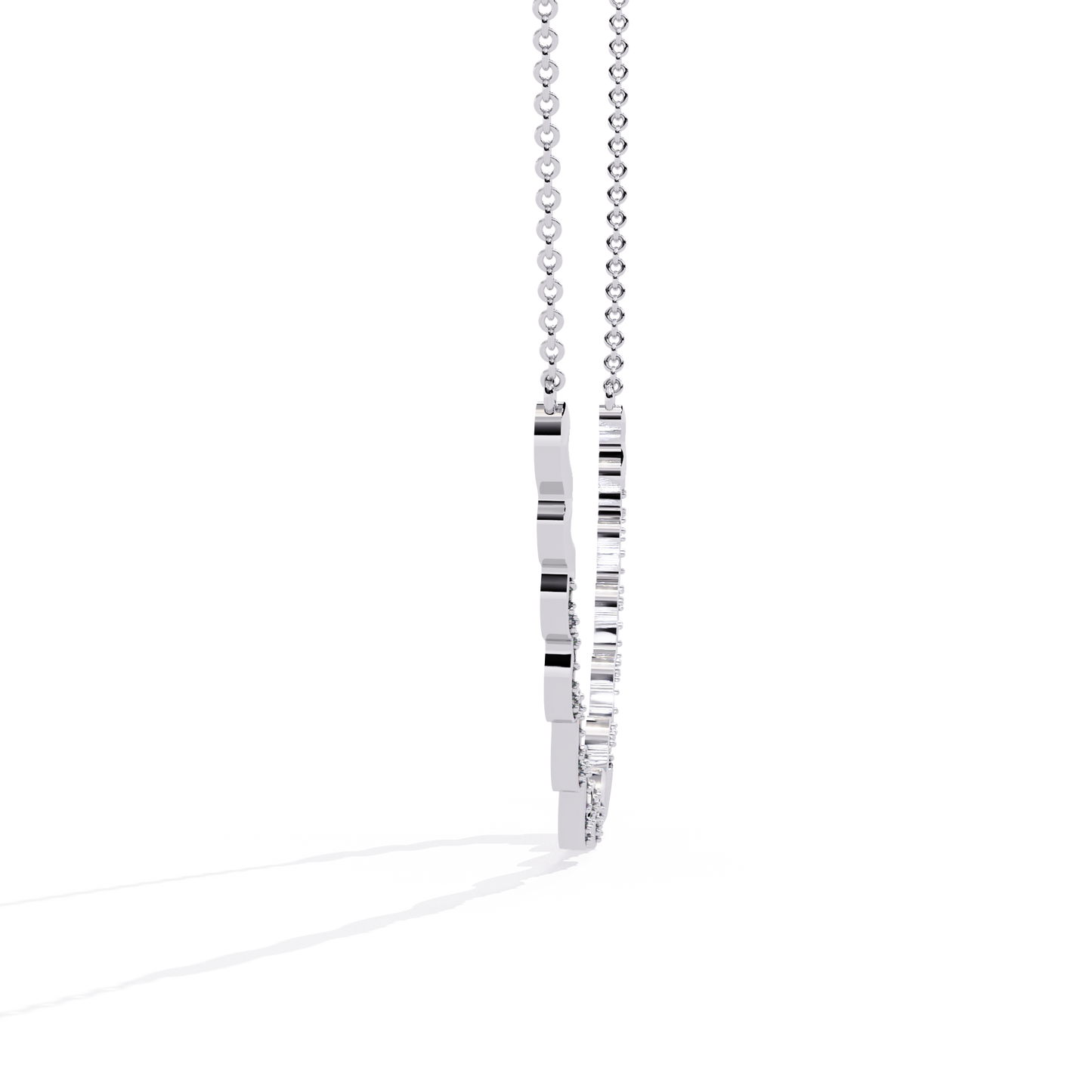 Serpentine Spark Curve Necklace