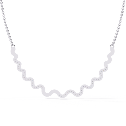 Serpentine Spark Curve Necklace