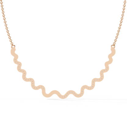 Serpentine Spark Curve Necklace