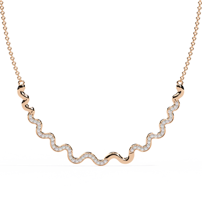 Serpentine Spark Curve Necklace