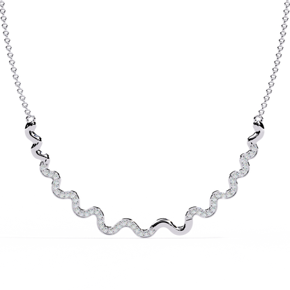 Serpentine Spark Curve Necklace