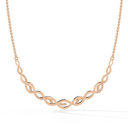 Eterna Twist Link Necklace