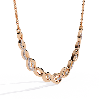 Eterna Twist Link Necklace