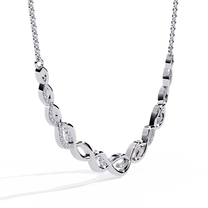 Eterna Twist Link Necklace