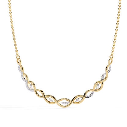 Eterna Twist Link Necklace