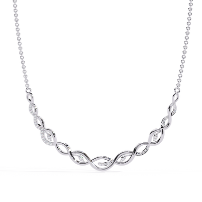 Eterna Twist Link Necklace