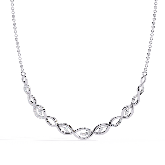 Eterna Twist Link Necklace