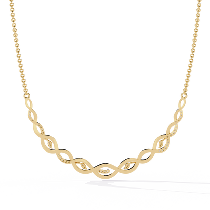Eterna Twist Link Necklace
