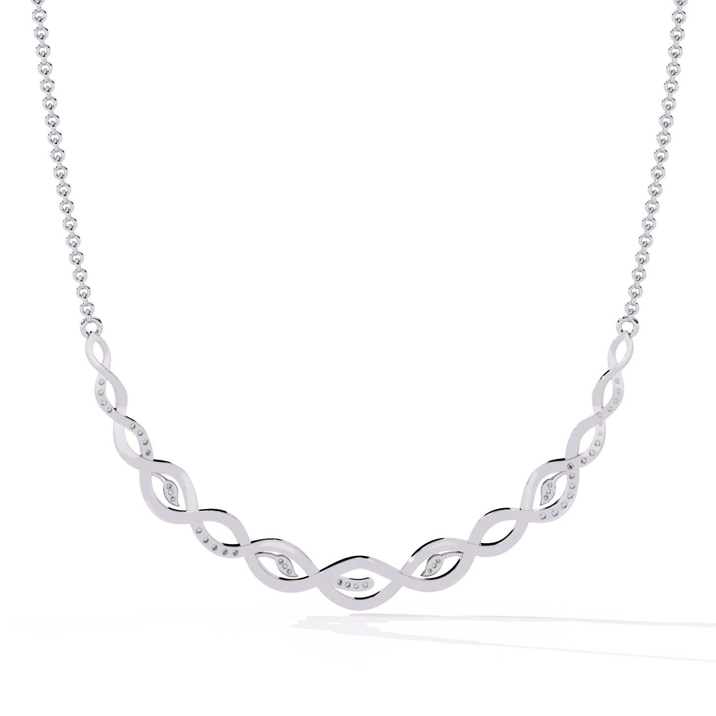 Eterna Twist Link Necklace