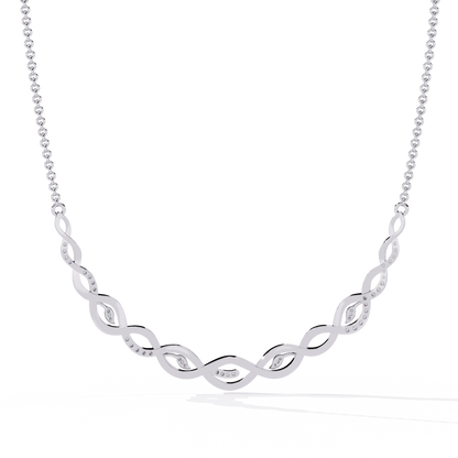 Eterna Twist Link Necklace