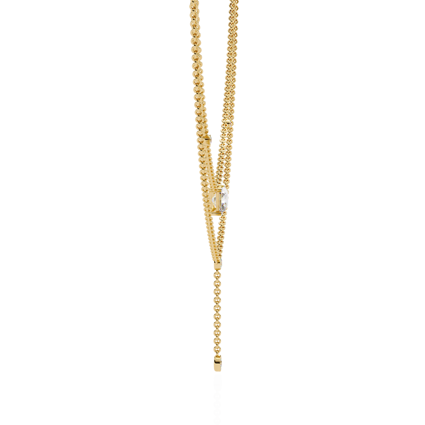 Aria Layered Diamond Necklace