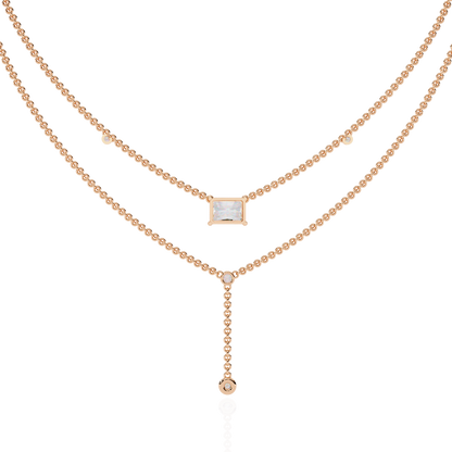 Aria Layered Diamond Necklace