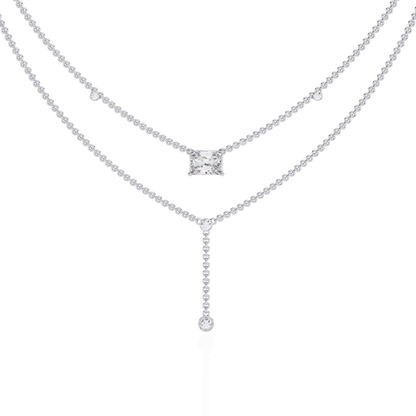 Aria Layered Diamond Necklace