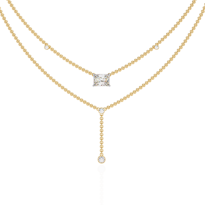 Aria Layered Diamond Necklace