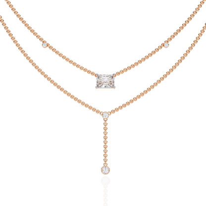 Aria Layered Diamond Necklace