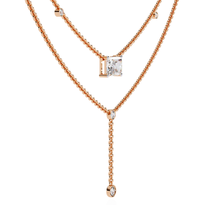 Aria Layered Diamond Necklace