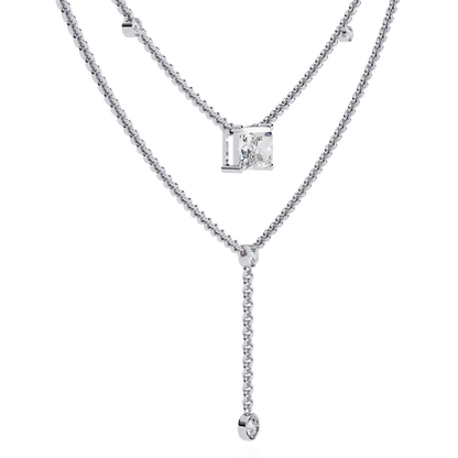 Aria Layered Diamond Necklace