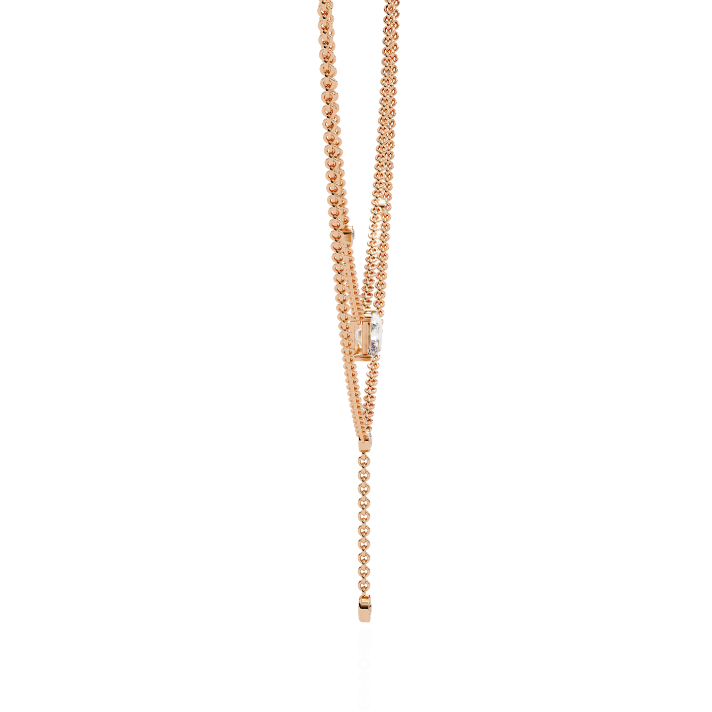 Aria Layered Diamond Necklace