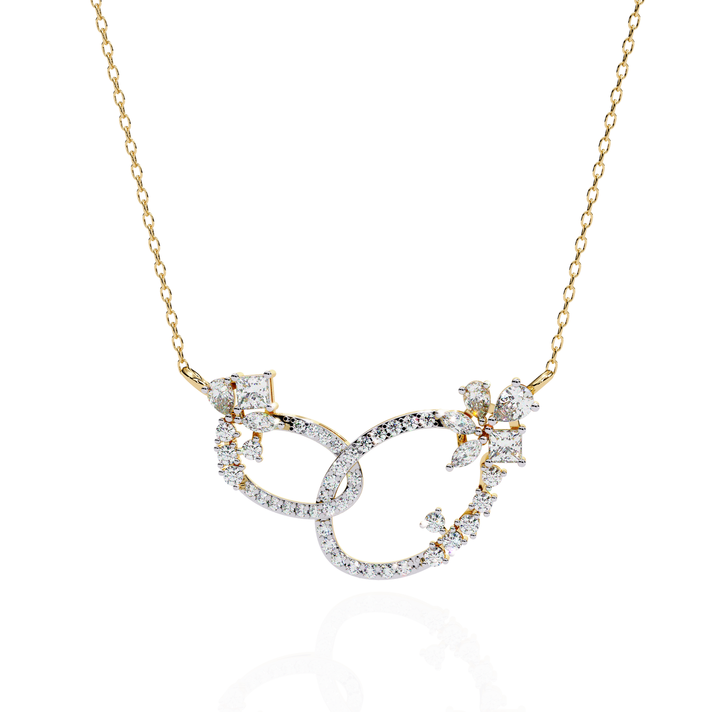 Enchanted Butterfly Diamond Necklace