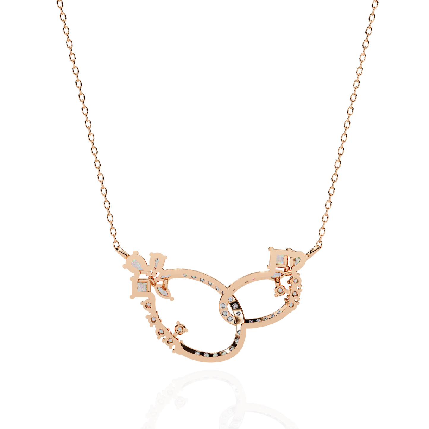 Enchanted Butterfly Diamond Necklace