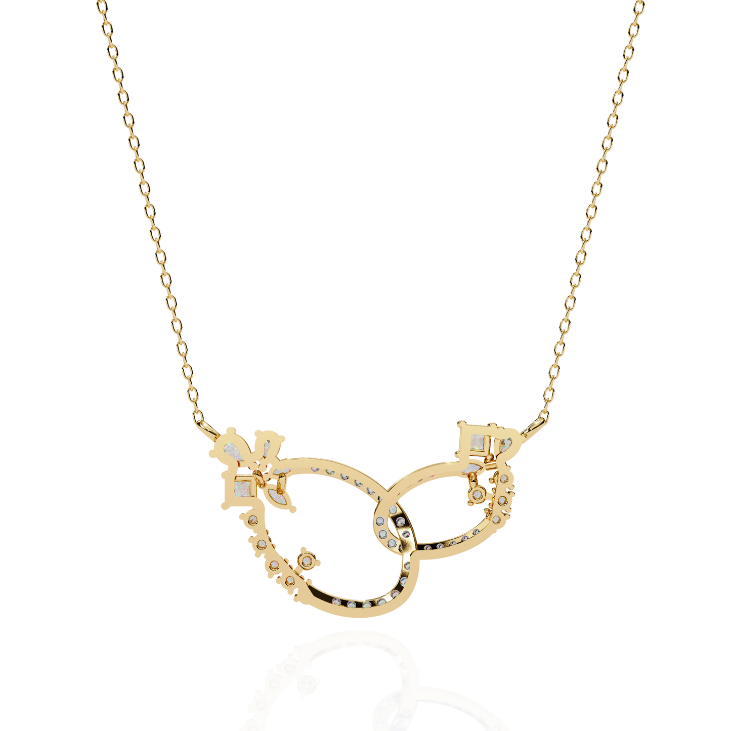 Enchanted Butterfly Diamond Necklace