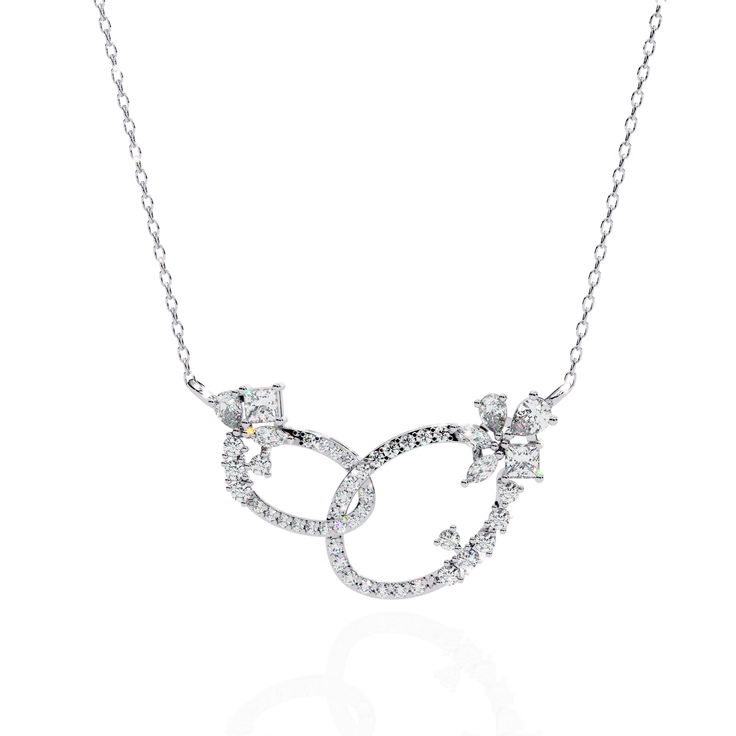 Enchanted Butterfly Diamond Necklace
