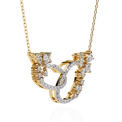 Enchanted Butterfly Diamond Necklace