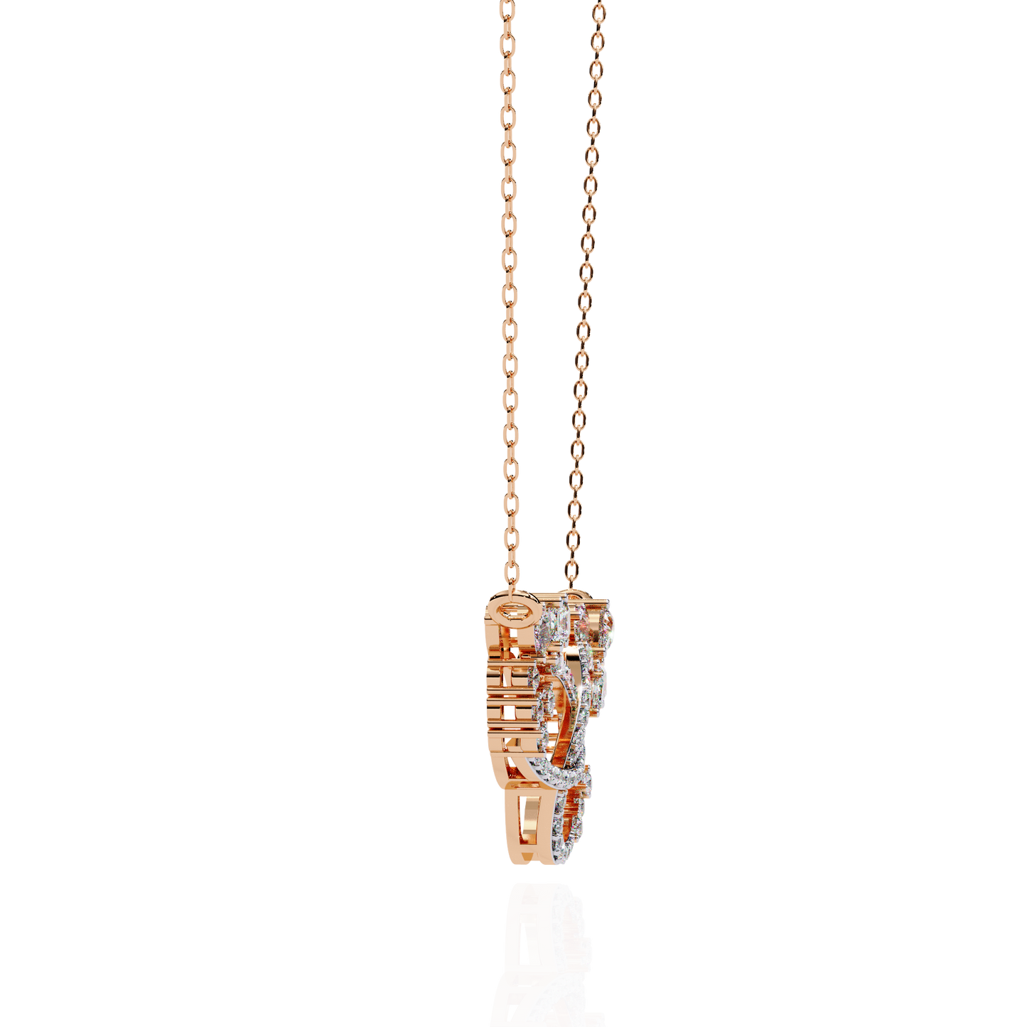 Enchanted Butterfly Diamond Necklace
