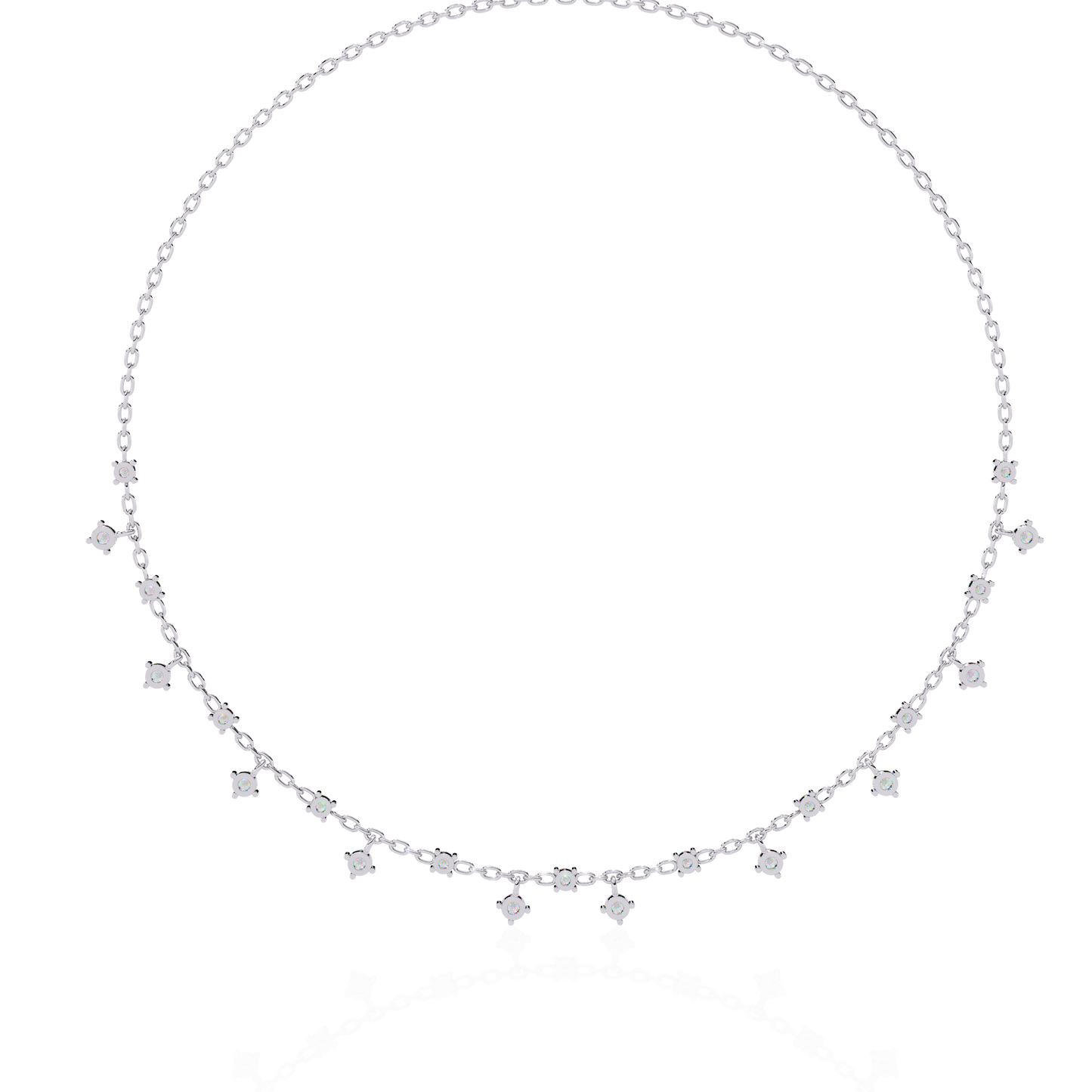 Starlight Drop Charm Necklace